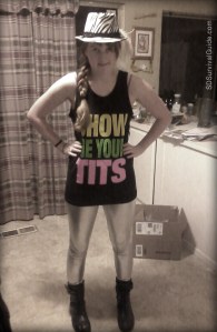 Why did I wear an oversized fluffy zebra jacket? To match my zebra hat, of course.