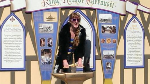 disneyland arthur stone sword