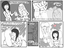 comic-lesbian-first-sleepover-sex