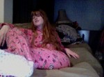 Lookin' like a supermodel in my onesie jam jams.