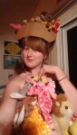 Yes I am wearing a bunch of beanie babies I hot glued together as a garment.