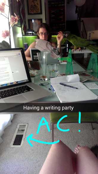 Writing party